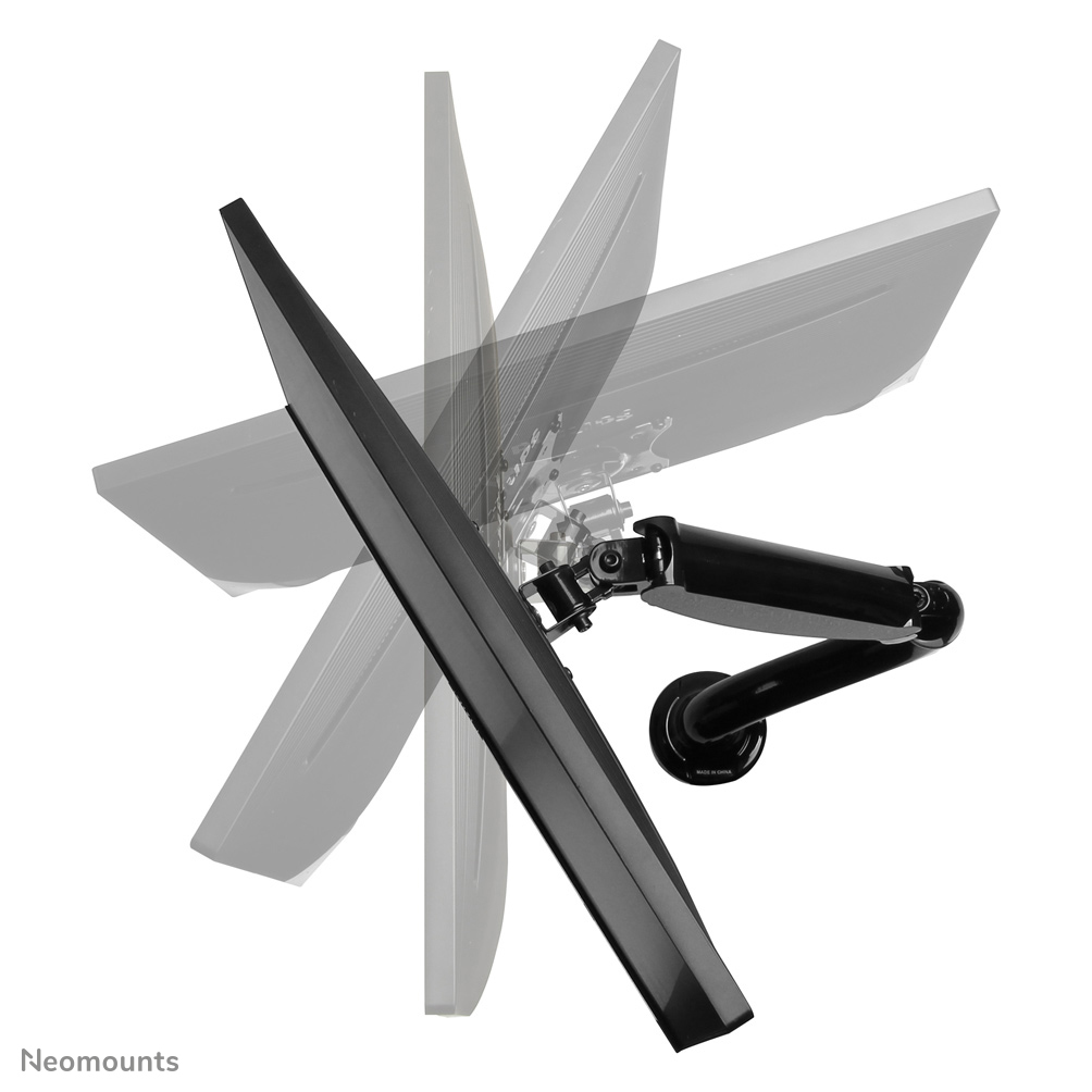 Neomounts NM-D500BLACK Support d'écran à fixer 10-30" - ressort à gaz